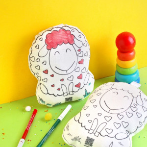 Coloring Cushion For Kids  