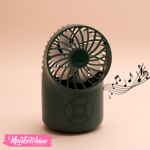 Acrylic Bluetooth Speaker Fan (Call&Music )-Olive