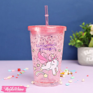 Frozen Ice Cup-Pink Unicorn 
