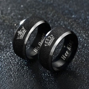 2pcs Crown Pattern Ring