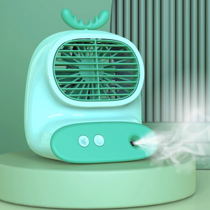 Desktop Spray USB Charging Fan-Mint Green