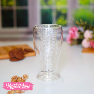 Double Pyrex Mug-Fish