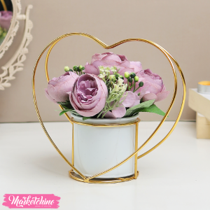Artificial Plant-Purple Flower