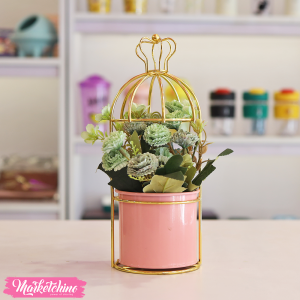 Artificial Plant-Pink Vase
