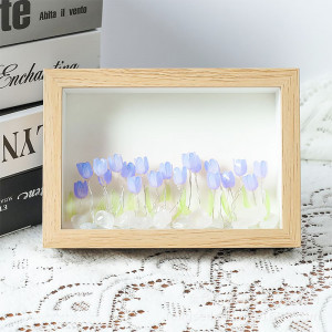 Wooden Tableau - Flower