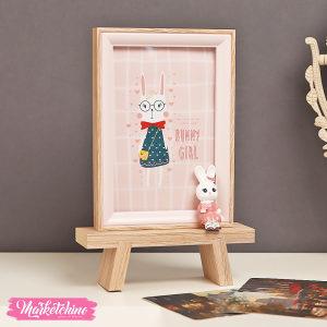 Wooden Photo Frame - Pink 