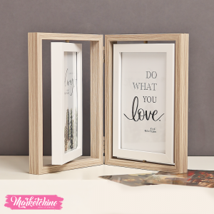 Wooden Photo Frame For 4 Pictures - Cafe