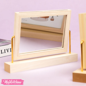 Wooden Reversible Picture Frame Mirror Stand
