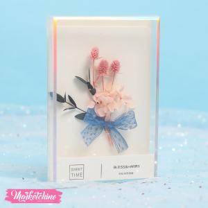 Gift Card With Box Pink Baby Flower