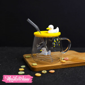 Pyrex Cup For Cold Drink-Duck 1