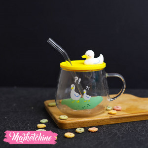 Pyrex Cup For Cold Drink-Duck 3