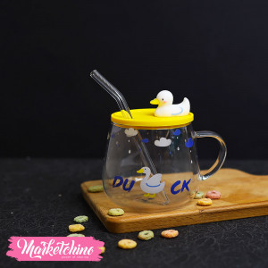 Pyrex Cup For Cold Drink-Duck 2
