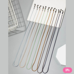 1pc Neutral Solid Colored Elastic Glasses Chains