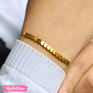 Bracelet-Natural Gem Stone-Gold