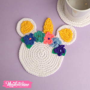 Crochet Coaster-Unicorn
