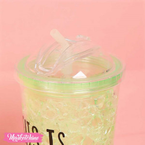 Frozen Acrylic Ice Cup-Green My Drink