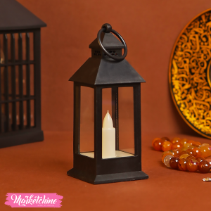 Mini Lighting Acrylic Lantern-Black ( 14 cm )