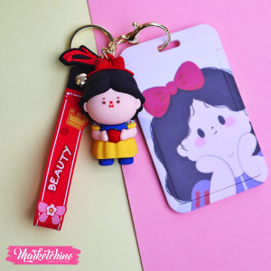 Silicone Keychain&Card Cover-Snow White