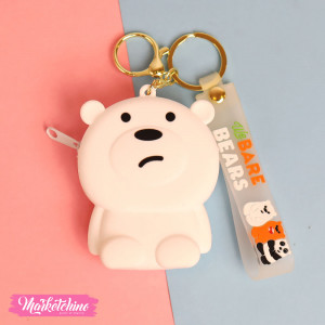 Silicone Cover-Airpods- We Bare Bears-Ice Bear
