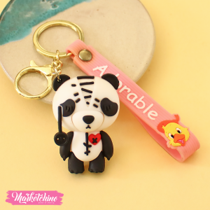 Silicone Keychain-Panda