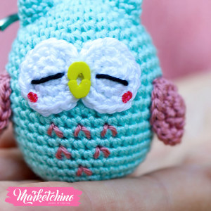 Crochet-Keychain-owl