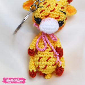 Crochet Keychain-Giraffe 