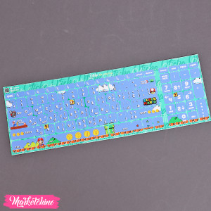 KeyBoard Sticker-Supper Mario
