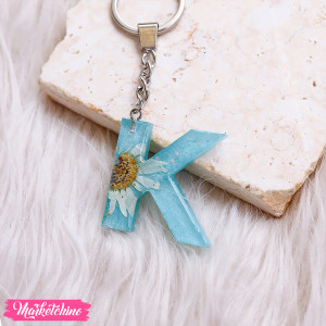 Resin Keychain - Letter K
