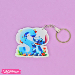 Acrylic Keychain - S Letter Stitch