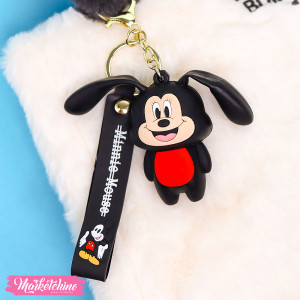 Silicone Keychain , Squeak  Toy - Mickey Mouse   
