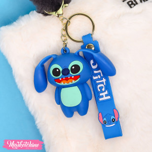 Silicone Keychain , Squeak  Toy - Stitch