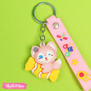 Silicone Keychain-Sweet Fox