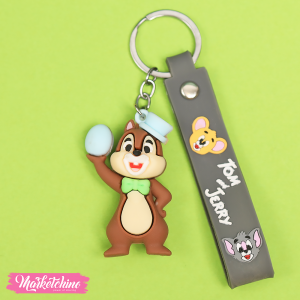 Silicone Keychain-Squirrel