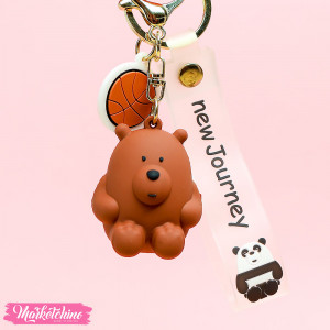 Silicone Keychain- We Bare Bears - Grizz