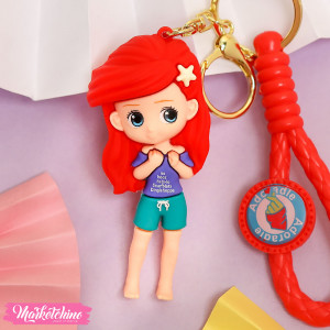 Silicone Keychain - Ariel