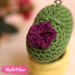 Crochet Keychain-Cactus