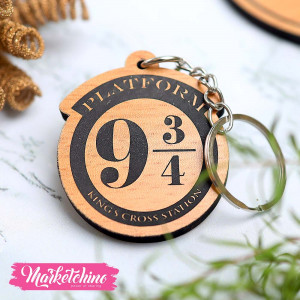 Wooden Keychain-Plate Form-Harry Potter