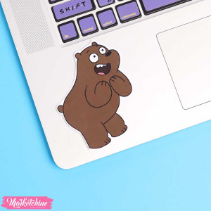 Laptop Sticker- We Bare Bears-Grizz 