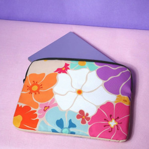 Laptop Sleeve - Flowers 15.6 Inch
