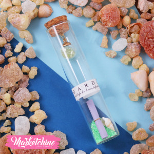 Letter Bottle-Sea Shell-Green