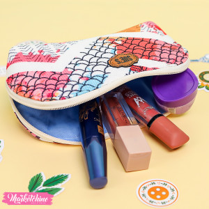 Make Up Bag - Patchwork - Seashell 