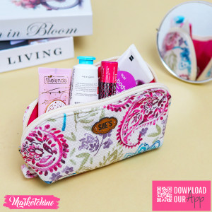 Mini Make Up Bag-Patchwork-Colorful 1