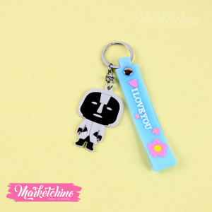Keychain-Squid Game-White Man