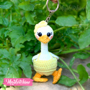 Keychain-Crochet-Duck