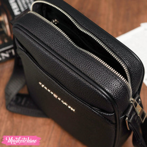 Leather Cross Bag For Men - Tomy (Original Mirror))