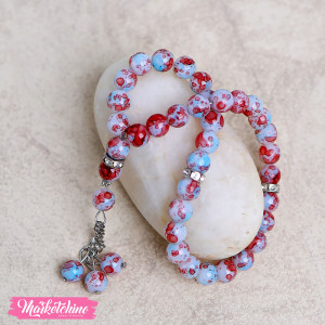 Misbaha-Maroon&Light Blue