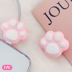 1pc Paw Design Data Cable Protector