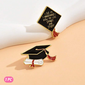 1pc Fashion Graduation Random Shaped Brooch 