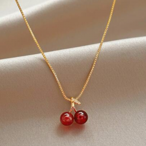 Cherry Pendant Necklace