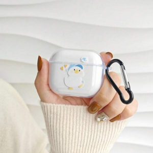 Cartoon Duck Pattern Silicone AirPods 3